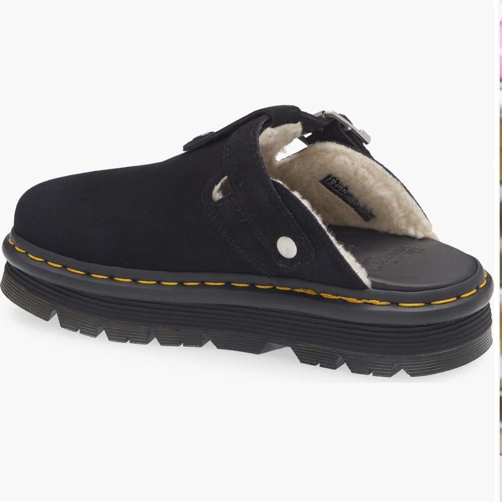 Dr Martens Zebzag Suede Slingback Platform Mules Women’s 9 - Picture 9 of 13